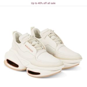 Balmain white sneakers 👟